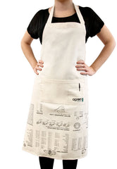 Apron with cooking guides